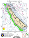 San Clemente Island, slope analyses